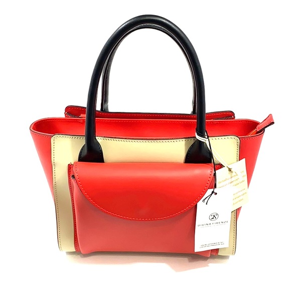 Divina Firenze genuine leather Margie Hand bag - Picture 1 of 16